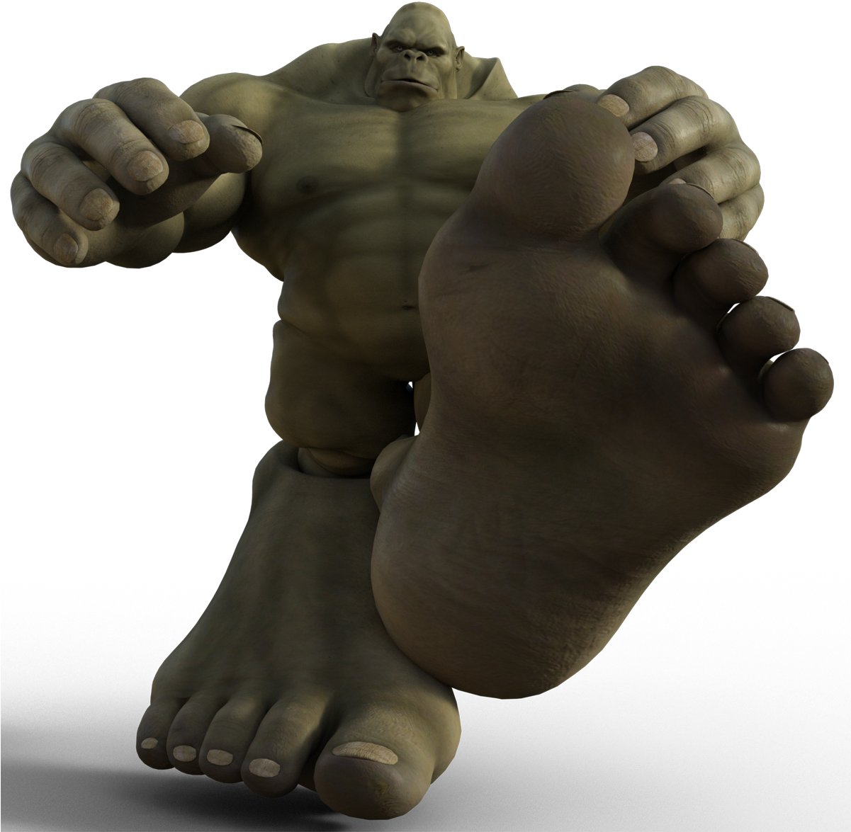 Orcish Stomp - Orc Foot Fetish (1200x1200), Png Download