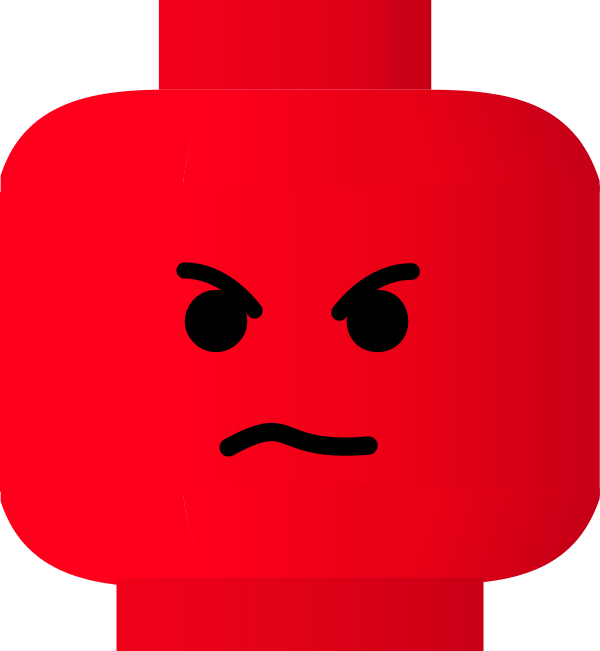 Clipart Info - Lego Face (600x651), Png Download