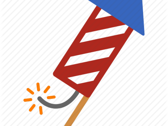 Firework Rocket Black Png (640x480), Png Download