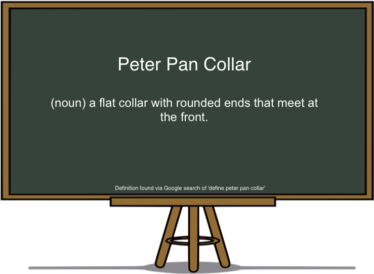Peter Pan Collar - Chalkboard Clipart (800x600), Png Download