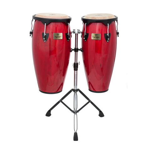 Tycoon Supremo Congas 10" & 11" Stc1-br Red - Congas Tycoon (500x638), Png Download