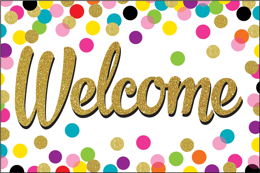 Tcr8894 Confetti Welcome Postcards Image - Teacher Created Resources Confetti (900x900), Png Download