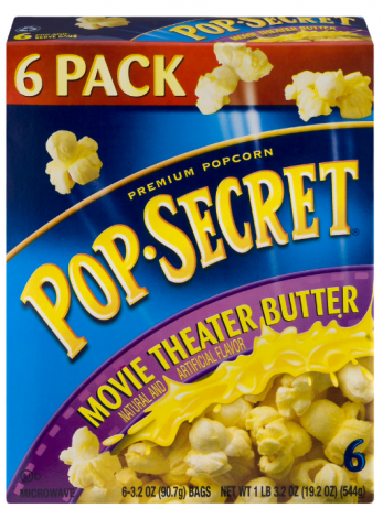 Pop-secret Premium Movie Theater Butter Microwave Popcorn - Pop Secret Popcorn (736x460), Png Download