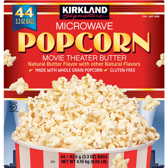 Kirkland Microwave Popcorn Movie Theater Butter - Kirkland Popcorn (800x600), Png Download