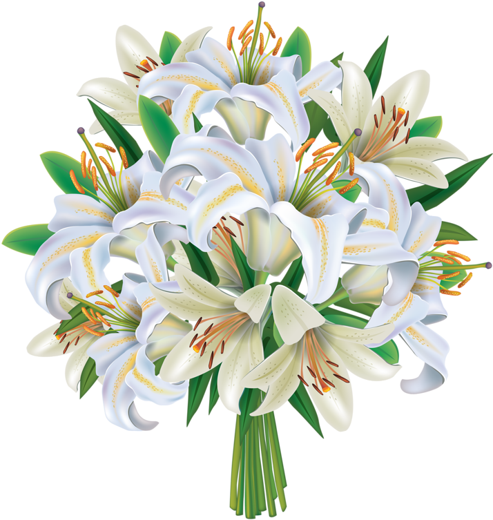 Фото, Автор Soloveika На Яндекс - Bouquet White Flower Png (728x800), Png Download