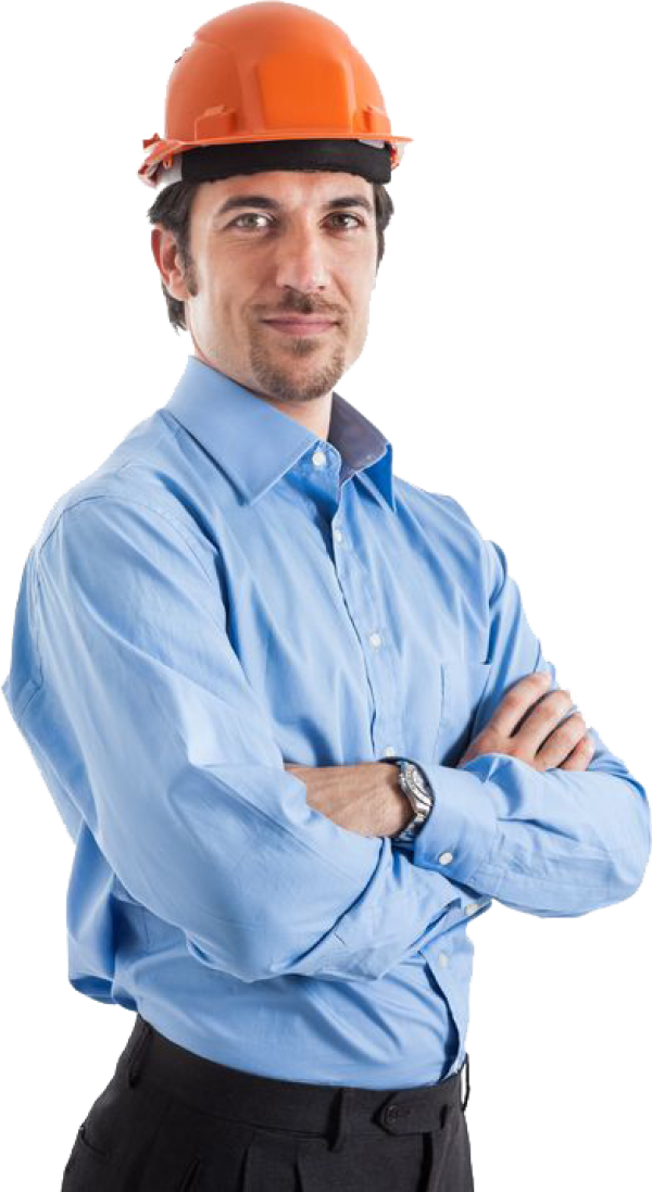 Industrial Worker Png Free Download - Engineer Photo Transparent Background (600x1097), Png Download
