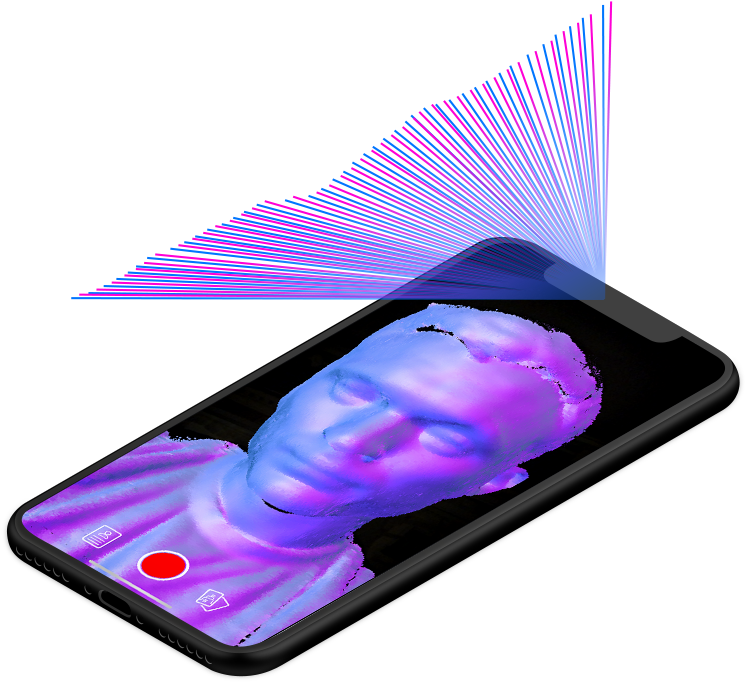 Build 3d Scanning And Sensing Into Your App With Just - Gadget (756x698), Png Download