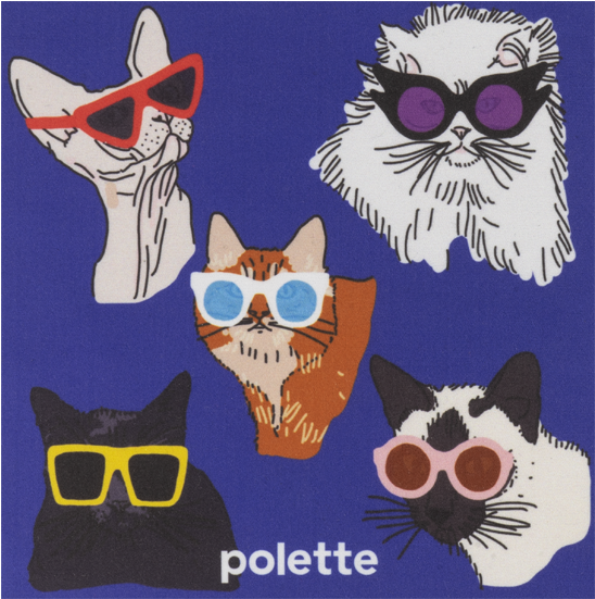 Cool Cats Est Une Lingette En Microfibre Polette Vue - Siamese (1040x648), Png Download