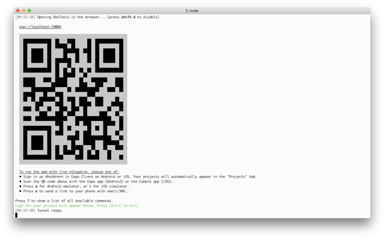 Expo-cli Includes Keyboard Shortcuts From The Terminal, - Barcode (1600x1002), Png Download