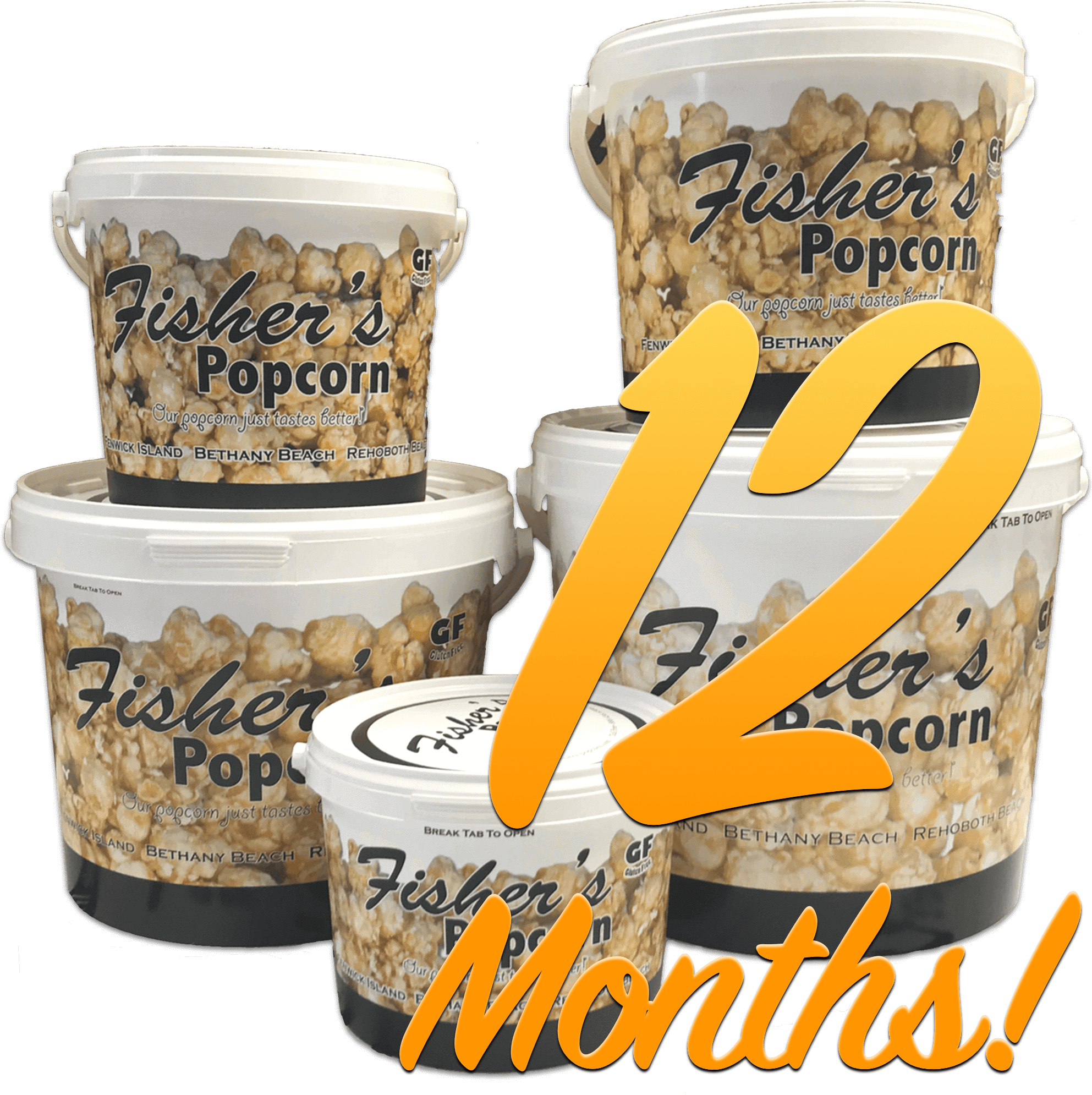 Popcorn Gift Subscription - Gift (2048x2048), Png Download