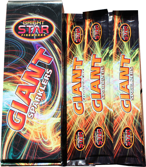 Giant Sparklers - Graphic Design (500x681), Png Download