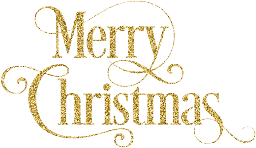 Free Png Merry Christmas Gold Png - Transparent Background Merry Christmas Gold (850x498), Png Download