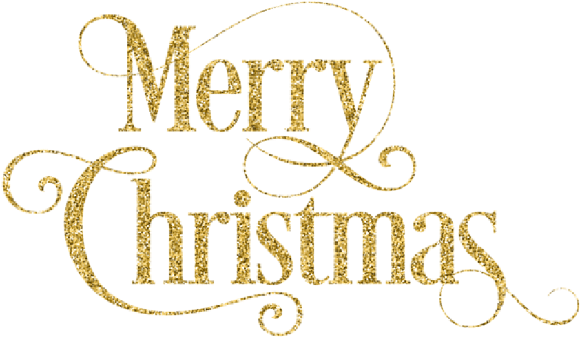 Download Free Png Merry Christmas Gold Png - Transparent Background