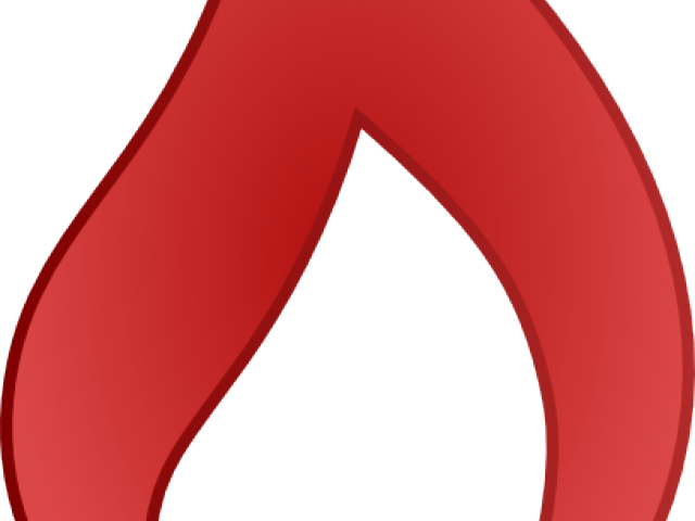 Flame Clipart Vector (640x480), Png Download