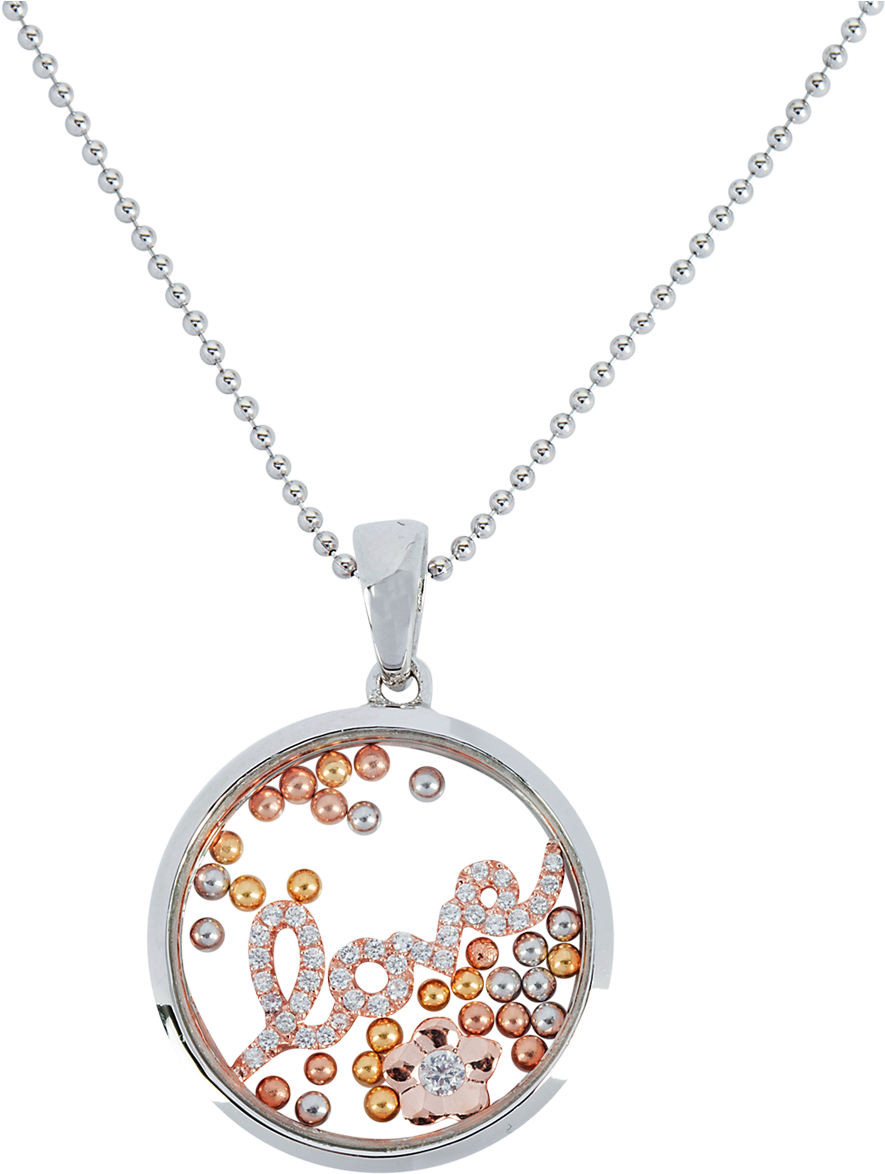 Les Folies Silver - Necklace (960x1222), Png Download