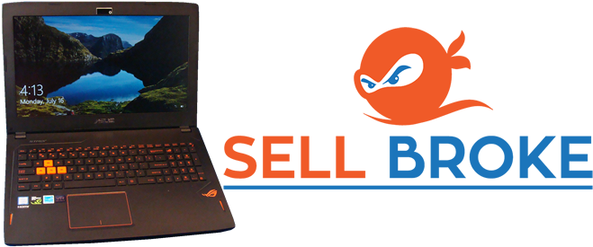 Asus Gl502vm Gaming Laptop - Netbook (850x860), Png Download