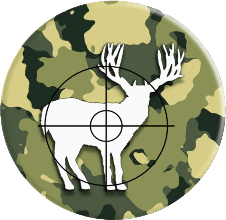 Deer Hunting Crosshairs Popsocket - Map (914x914), Png Download