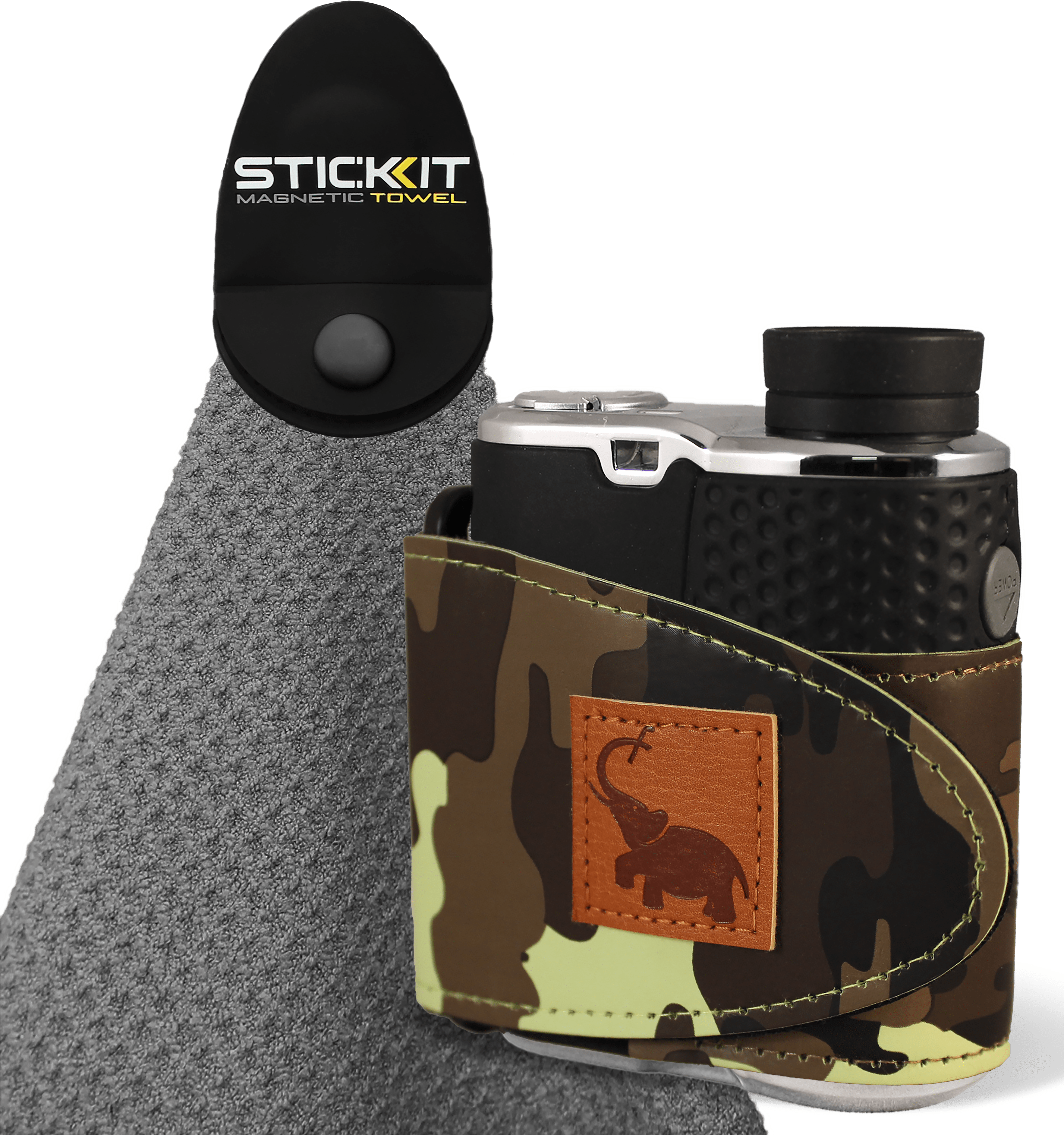 Camo Strap Grey Towel - Messenger Bag (3529x3837), Png Download