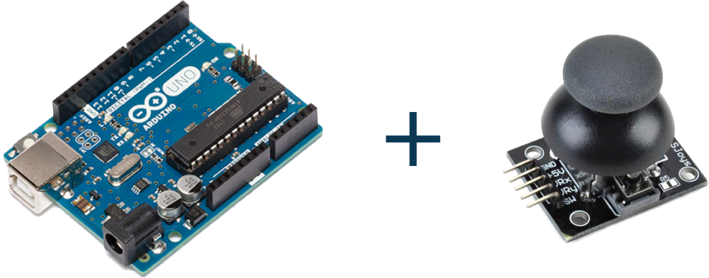 Interfacing Analog Joystick Module In Arduino Board - Arduino Uno & Genuino Uno (1000x392), Png Download