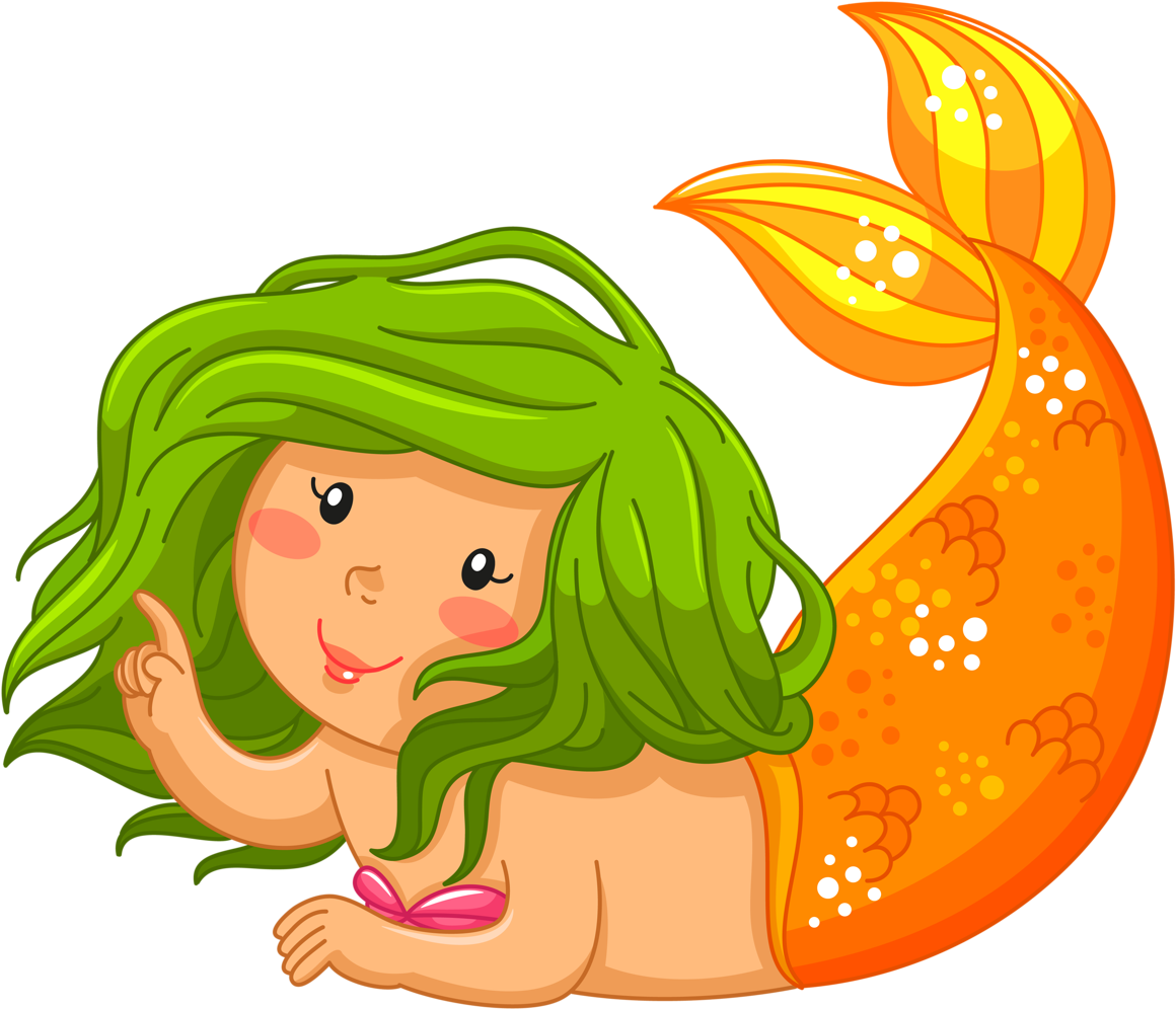 Mermaid Clipart Fairy - Mermaid (1280x1043), Png Download