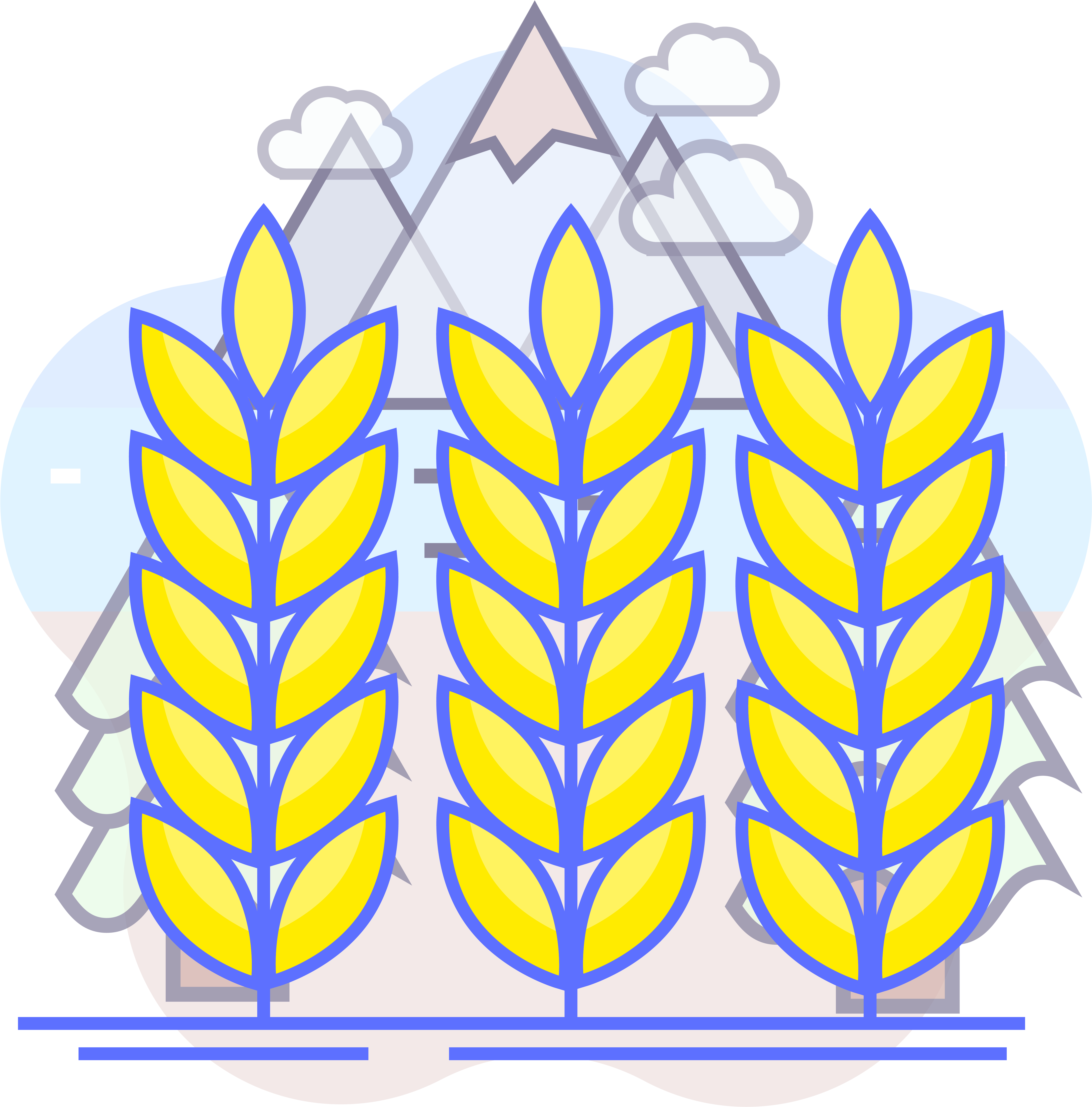 Icon Iocn Yellow Wheat Png And Vector Image (8334x8334), Png Download