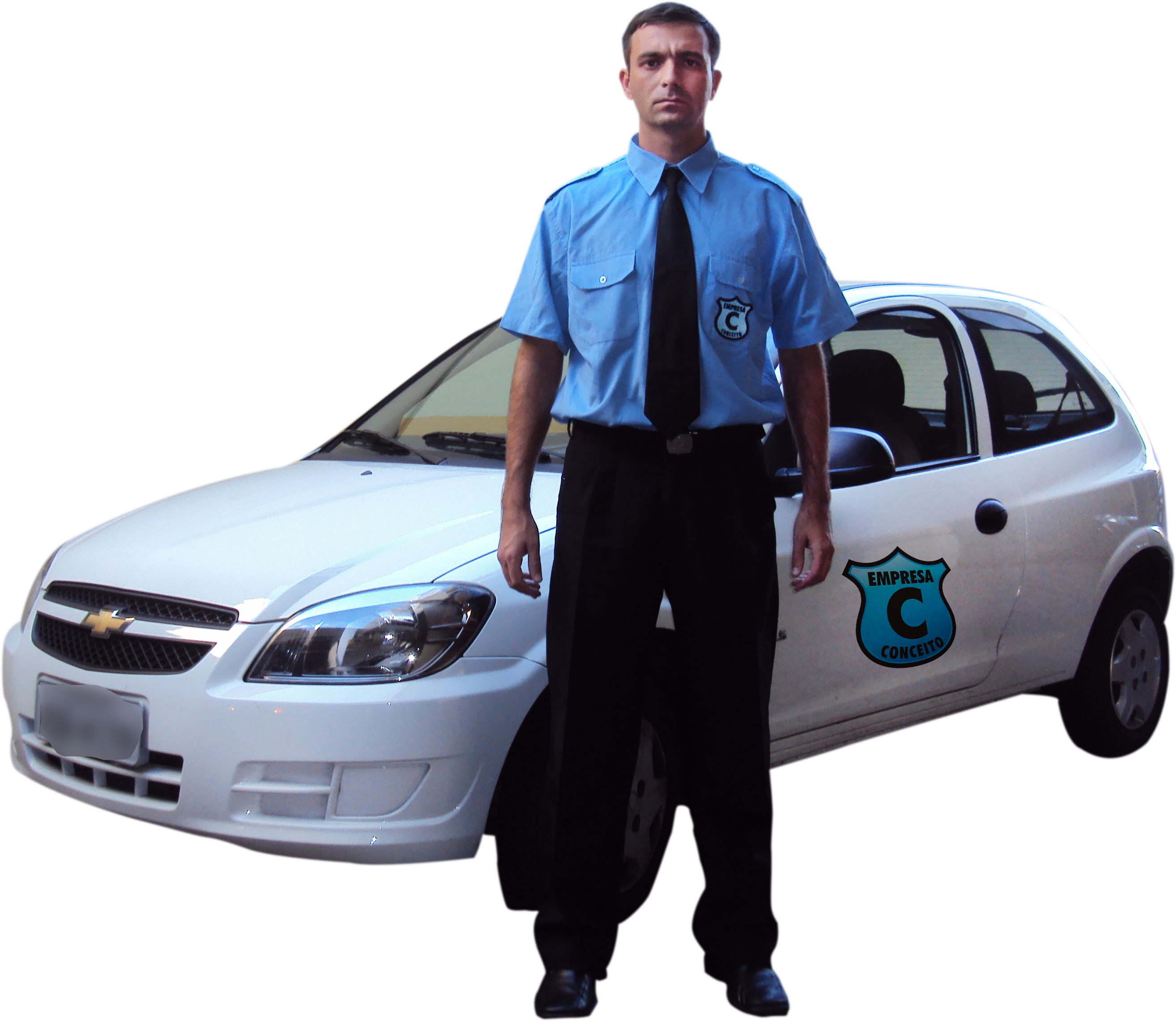 Funcionariocarro - Chevrolet Celta (2628x2281), Png Download