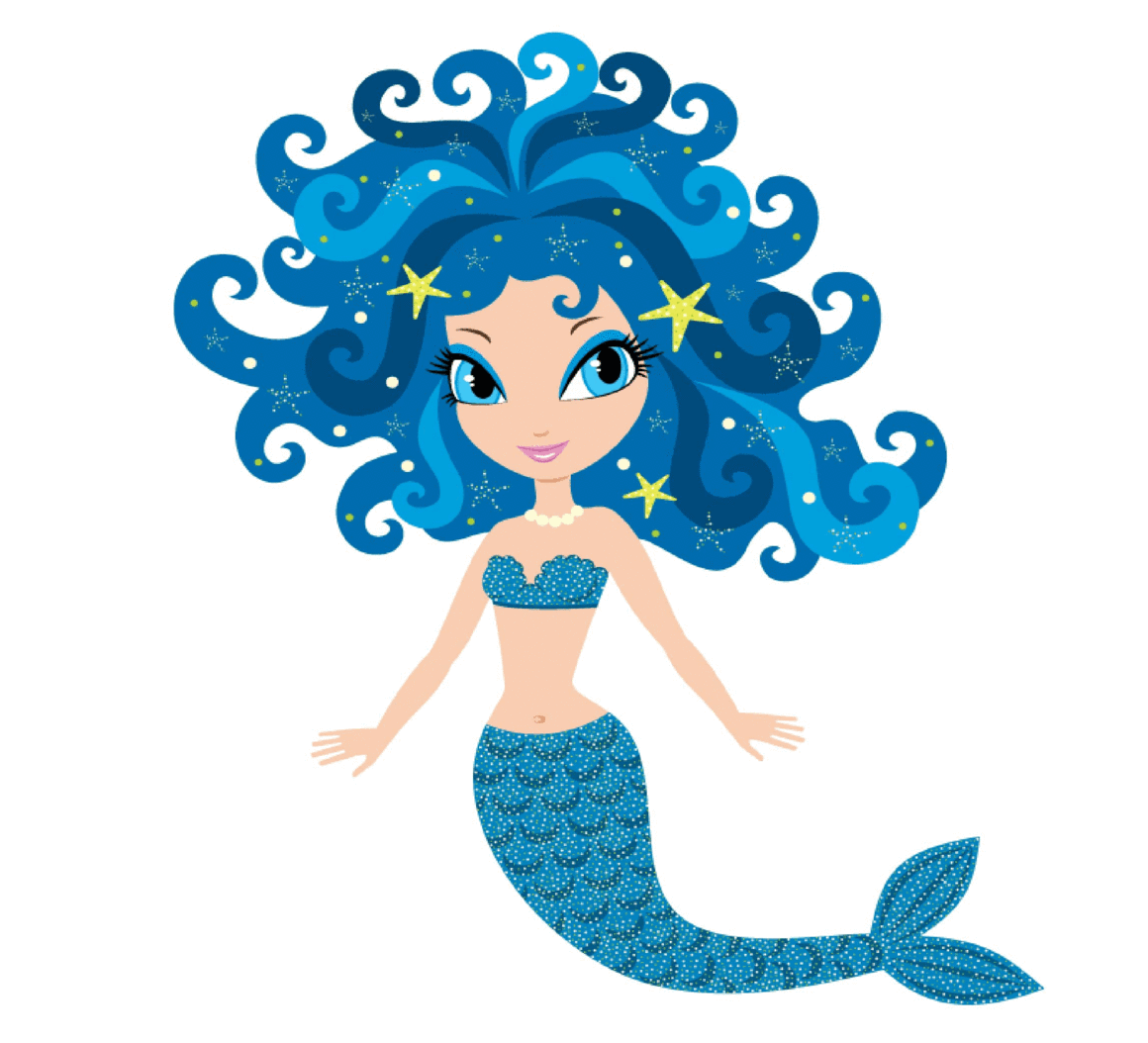 Charactrer - Mermaid Face Cartoon (1160x1054), Png Download