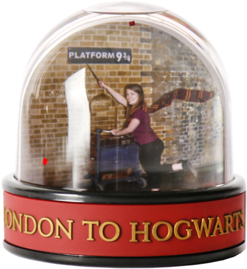 Harry Potter Snow Globe (528x600), Png Download