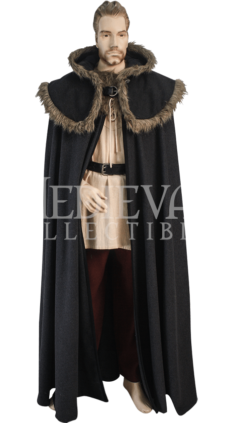 Medieval Fur Cape (850x850), Png Download