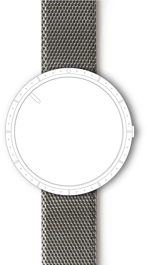 Cloak Strap - Analog Watch (1000x1000), Png Download