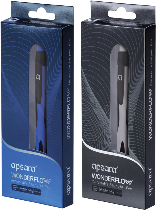 Wonderflow Ball Pen - Apsara Wonderflow Ballpoint Pen (650x869), Png Download