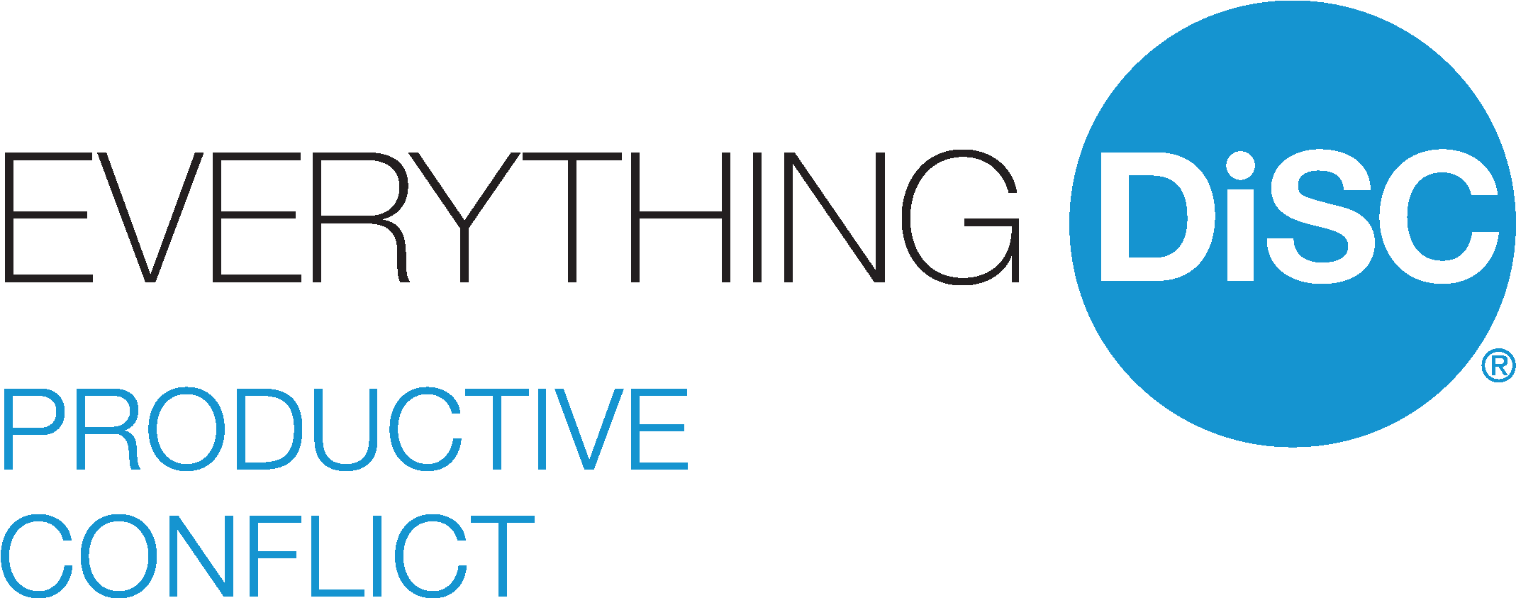 Logo Ed Productive Conflict - Everything Disc Workplace Certification (2521x1001), Png Download