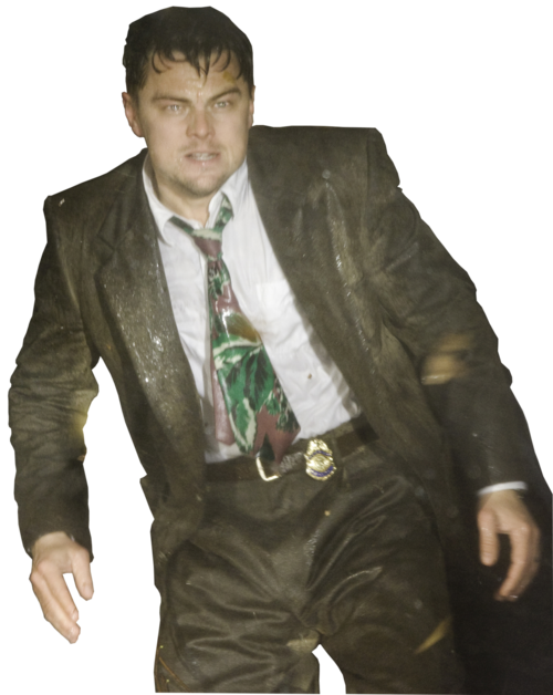 Shutter Island Teddy Daniels Leonardo Dicaprio - Mark Ruffalo Shutter Island (500x628), Png Download