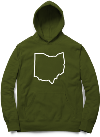 Big Ohio Hoodie - Hoodie (1000x517), Png Download