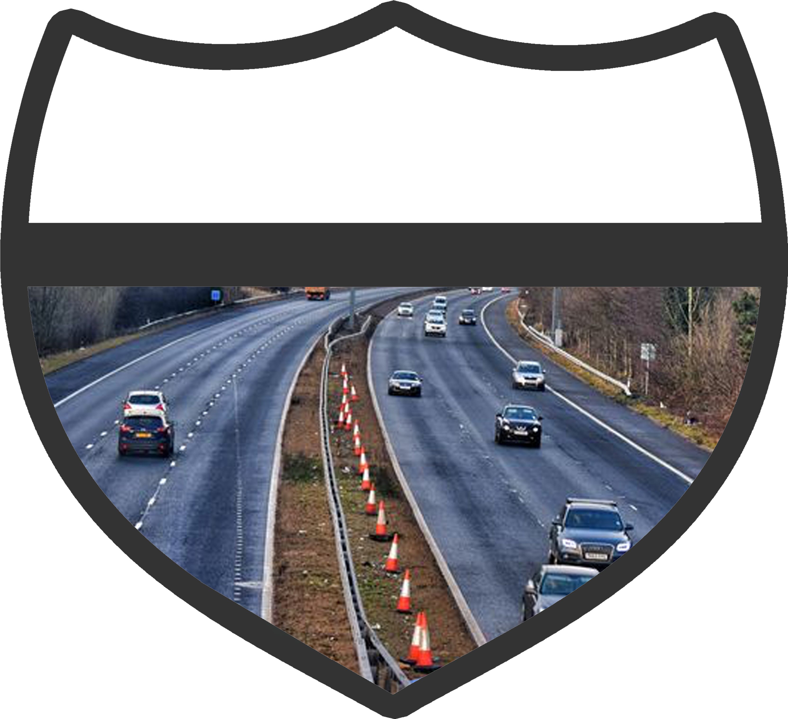 Highway Automation - Speeding Cars Motorway (3500x3500), Png Download