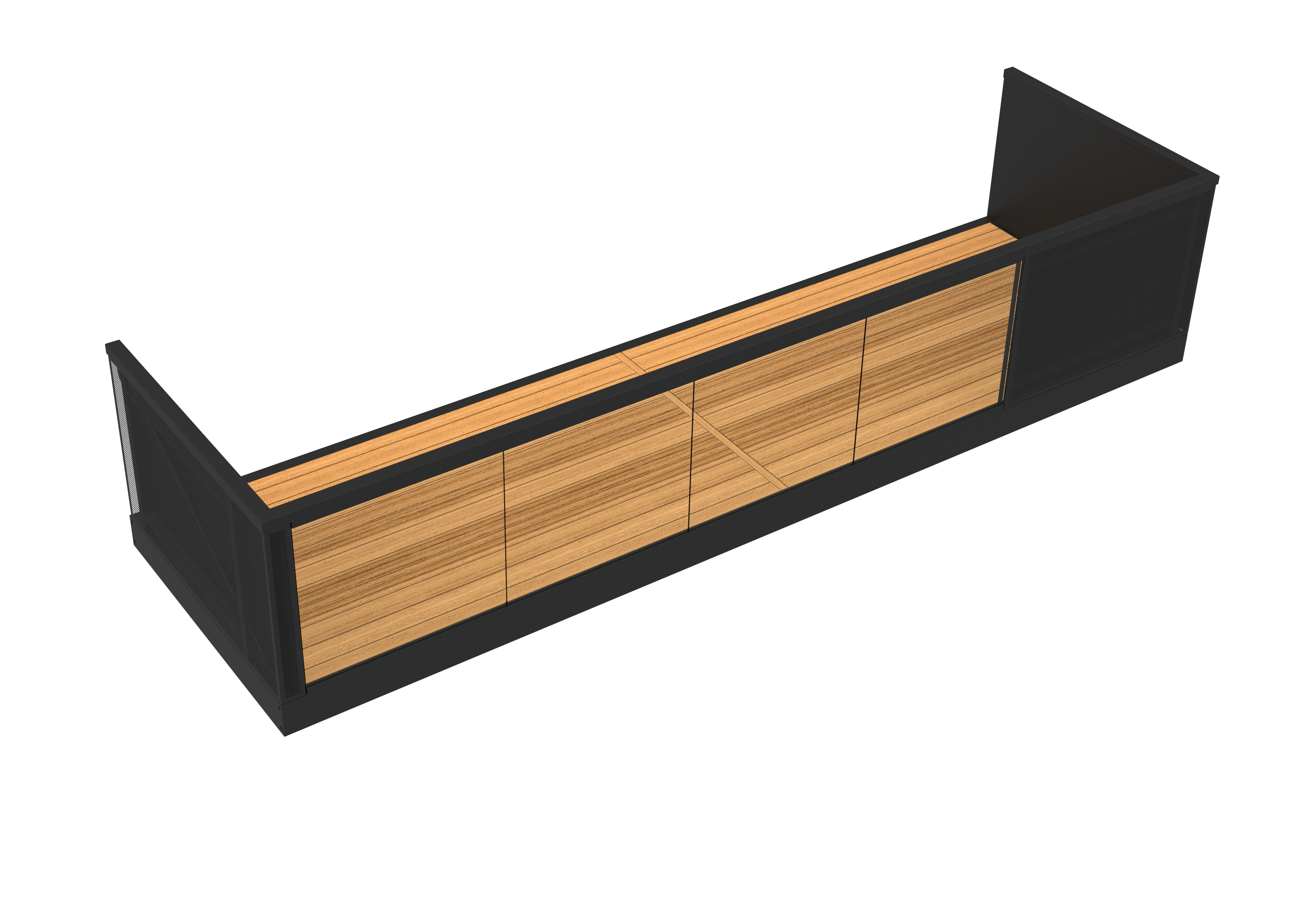 Straight Balcony - Couch (4000x3091), Png Download