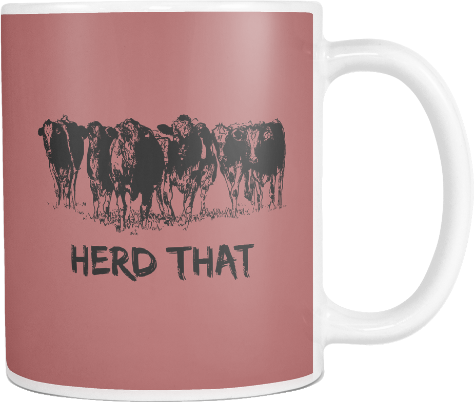 Cow Coffee Mug - Projeto É Hora De Viver (1024x1024), Png Download