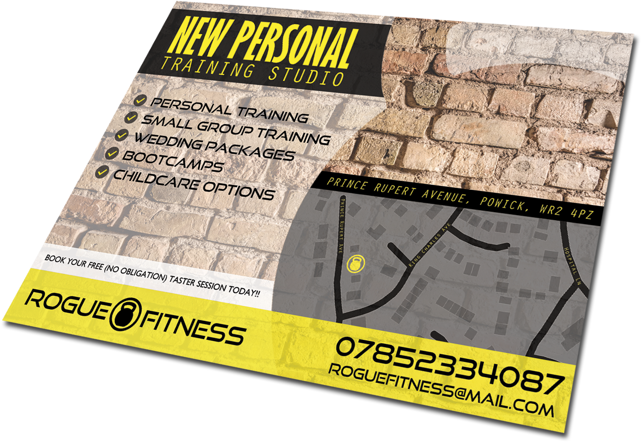 We Provided A Simple But Engaging Promotional Flyer - Paper (1450x1000), Png Download