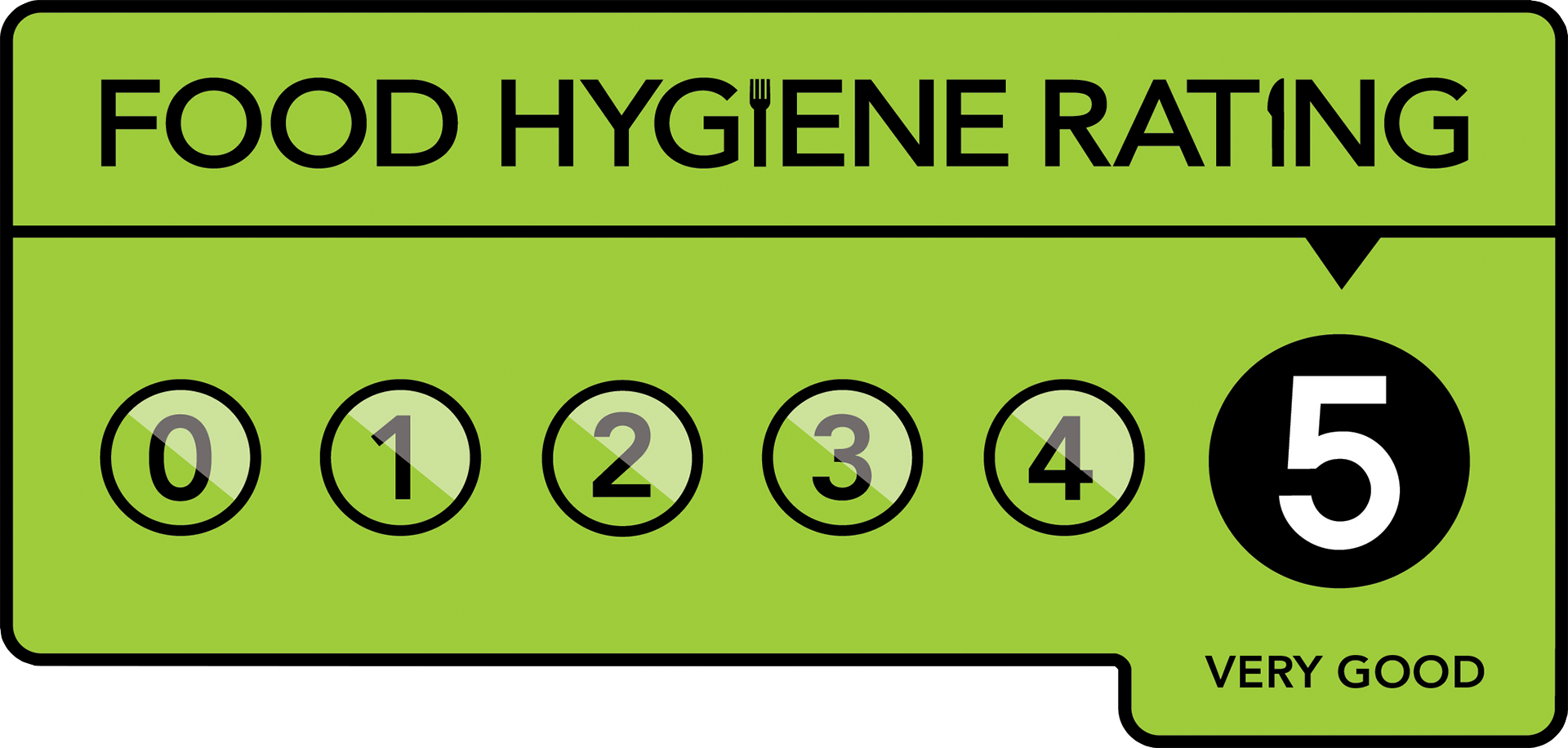 Fh-5 - Five Star Food Hygiene Rating (1920x916), Png Download