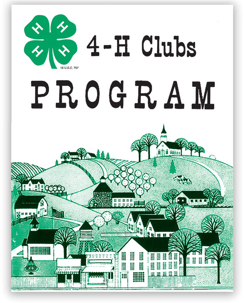4-h Clubs Program Handbook - 4 H Clover (1028x1026), Png Download