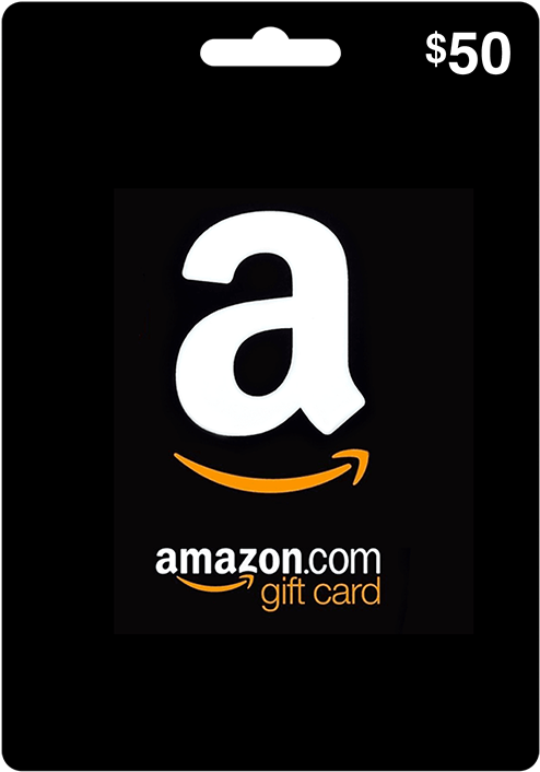 Amazon Gift Card $50 - Amazon (544x780), Png Download