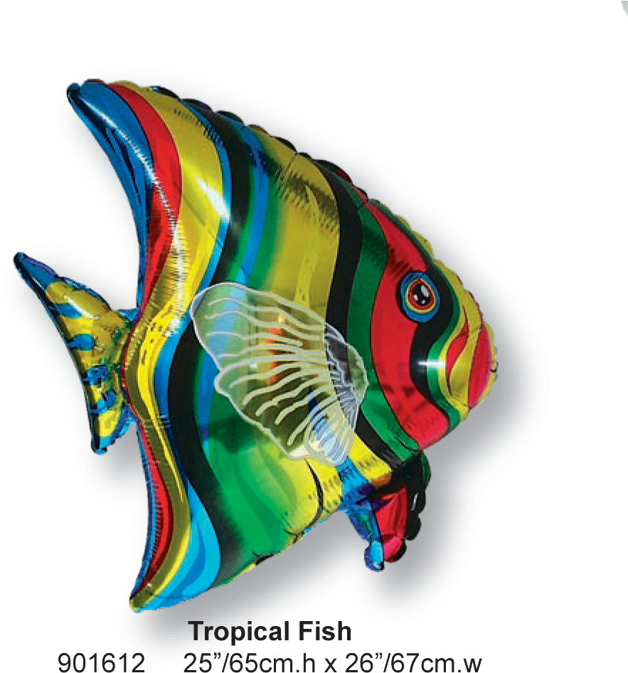 Tropical Fish - Folienballons Großhandel (1400x1400), Png Download