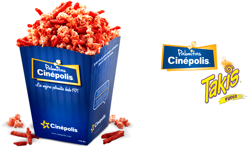 Palomitas Takis® - Cinepolis (1080x476), Png Download