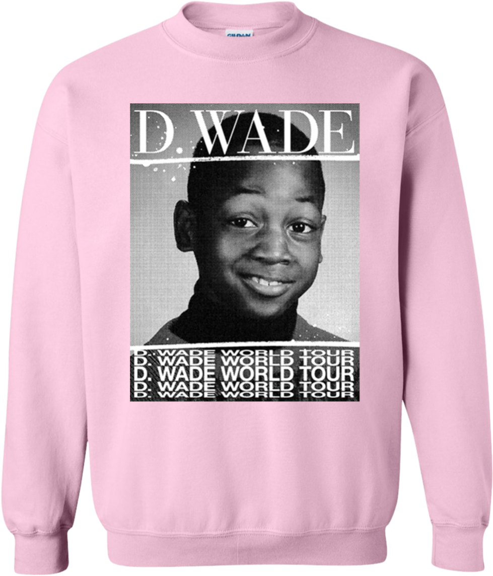 Dwyane Wade World Tour Sweatshirt - Dwyane Wade One Last Dance Shirt (1155x1155), Png Download