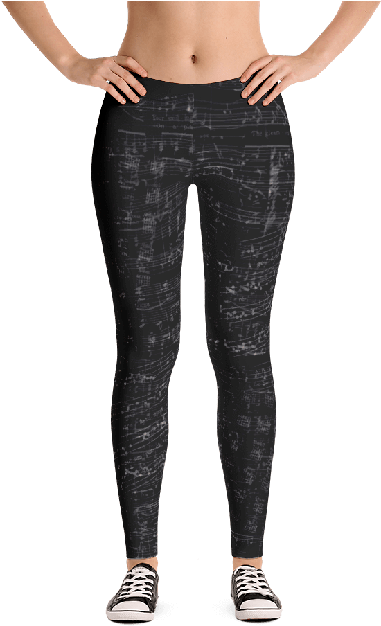 Home/regular Leggings/leggings Musical Edition - Leggings (1000x1000), Png Download