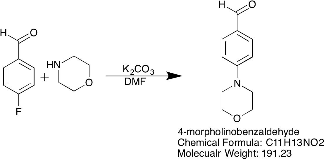 Reaction Scheme Synthesis Of 4 Morpholinobenzaldehyde - Diagram (1117x565), Png Download