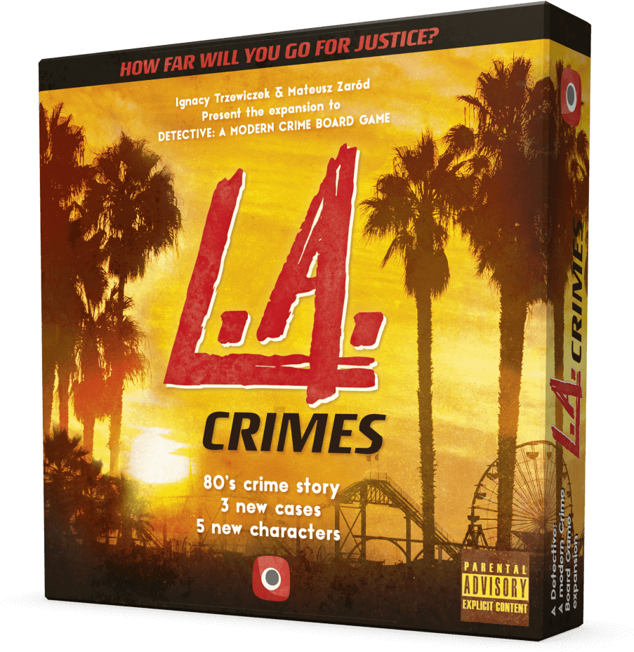 Detective - L - A - Crimes 3d Box - Detective Board Game Expansion (1000x1000), Png Download