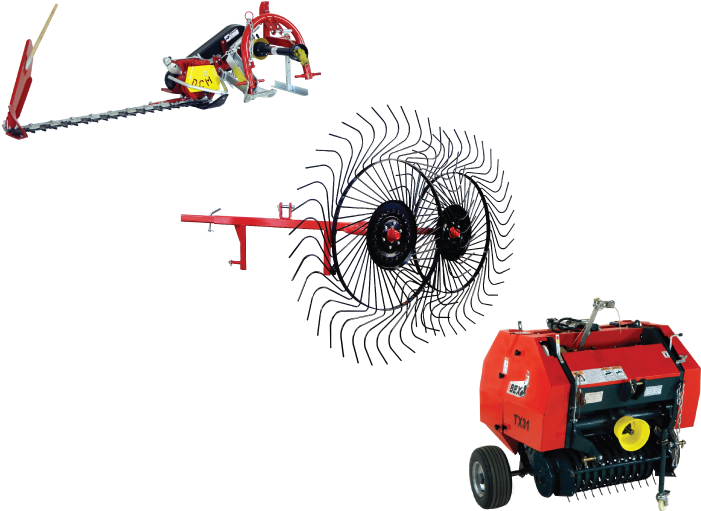 T59 Subcompact Sickle Bar Mower With Hydraulic Lift - Baler (800x600), Png Download