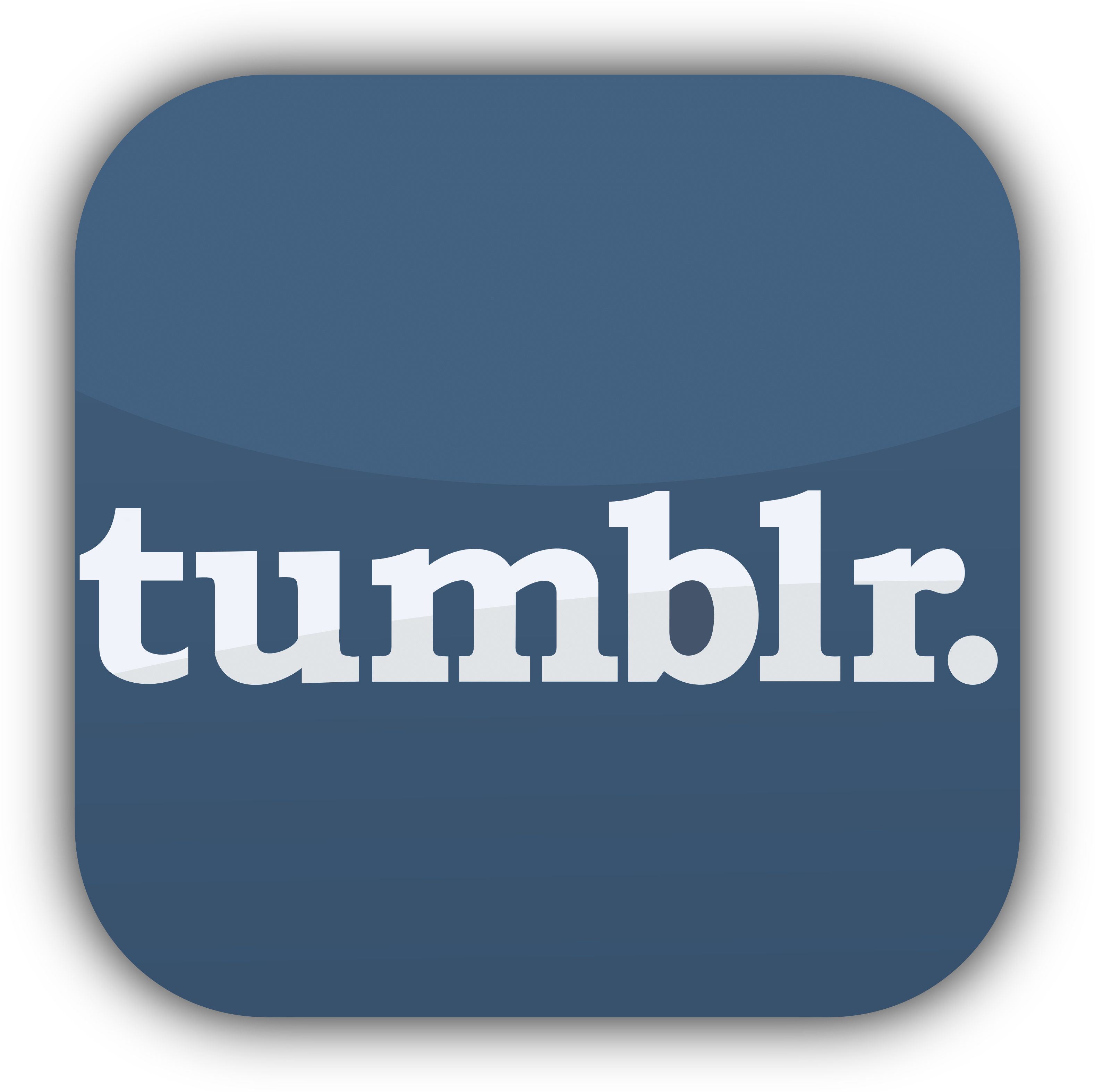 Tumblr Logo Clipart - Social Media (3156x3148), Png Download