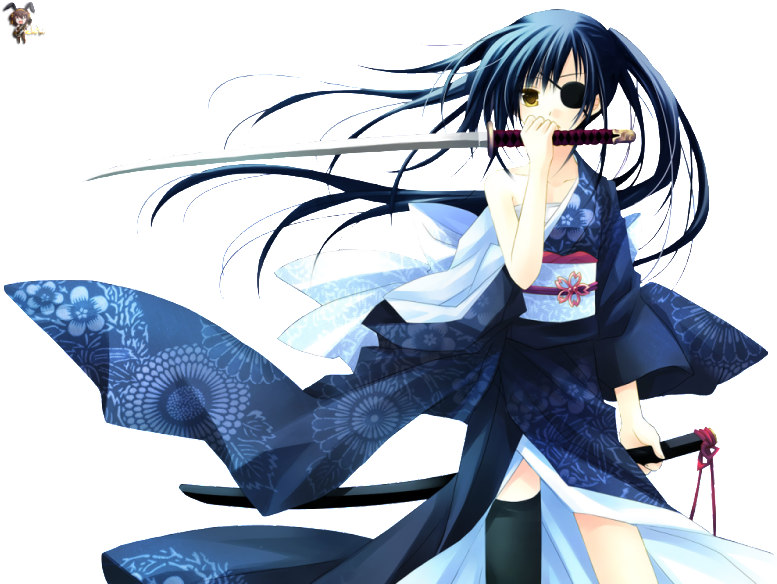 Anime Girl Photo Gallery 17804 1 738562 Original - Katana Anime Sword Girl Art (800x600), Png Download